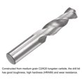 thumbnail image 4 of Uxcell 9.5mm C2/K20 Tungsten Carbide Straight Shank Spiral Flutes Twist Drill Bit, 4 of 5