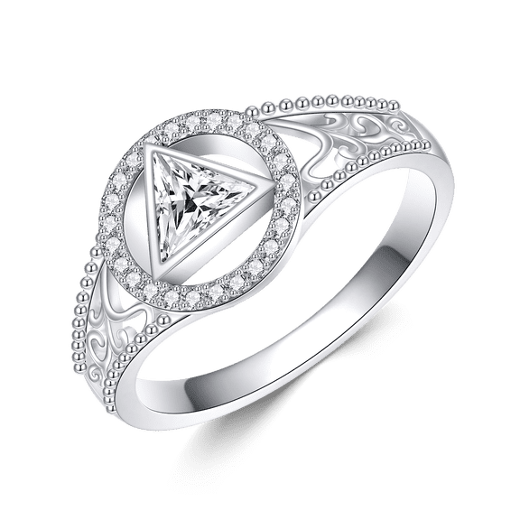 AA Rings Sterling Silver AANA Rings Jewelry Gifts for Women