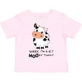 thumbnail image 3 of Inktastic Sorry, I'm a Bit Moody Today Cute Cow Pun Boys or Girls Toddler T-Shirt, 3 of 5