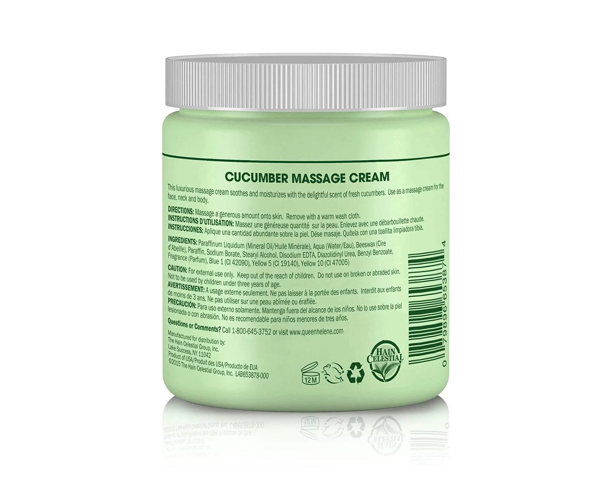 QUEEN HELENE Professional Massage Cream, Cucumber 15 oz - Walmart.com