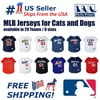 Pets First MLB Detroit Tigers Mesh Jersey for Dogs and Cats - Licensed Soft Poly-Cotton Sports Jersey - Small