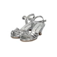 thumbnail image 5 of New Girl Little Angel Daphne-949E Rhinestone Flower Ankle Strap Heel Sandal, 5 of 5