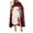 Wine, variant on Sheer Chiffon Cape Wraps Lightweight Sun Cover Up Daily Outerwear Hooded Poncho