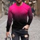 thumbnail image 1 of Blusas y camisas de manga larga con cuello redondo para hombre, blusa informal con estampado de cuello redondo y manga larga para hombre, 1 of 5