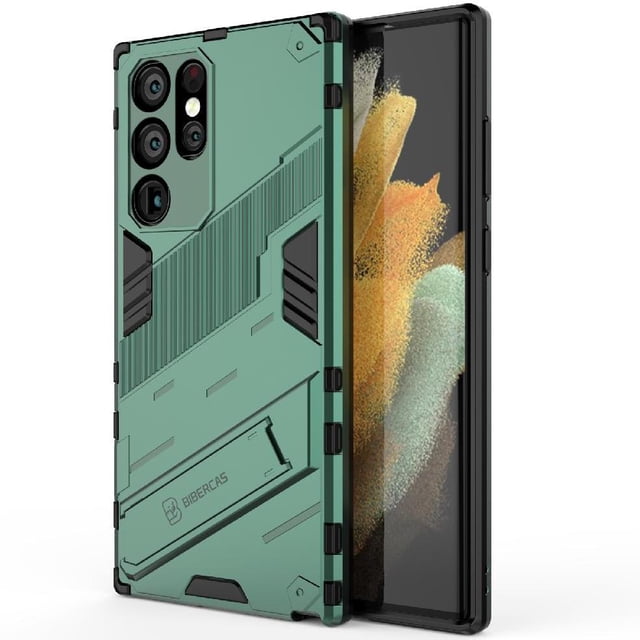 Funda para Samsung Galaxy S22 Ultra 5G Protección A Prueba De Golpes Con Soporte De TPU Duradero Y Práctico