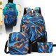 thumbnail image 2 of Conjunto de 3 piezas de mochila escolar para niños y adolescentes, mochila de viaje, mochilas de camuflaje para niños, mochila escolar para niños, 2 of 5