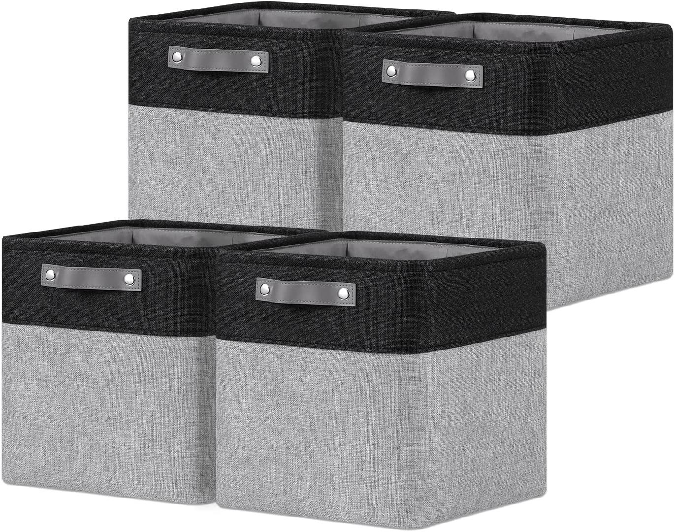 Fabric Storage Cubes for Organizing, Shelf, Collapsible Storage Cubes