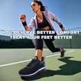 thumbnail image 4 of AOV Women's Athletic Running Sneaker Shoes for Sports, Gym, Jogging, Tennis and Fitness Black US 11, 4 of 8