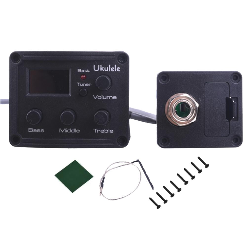 Atralife pickup Ukulele Pickup Preamp 3Band EQ Equalizer Tuner System Ukelele Uke Piezo