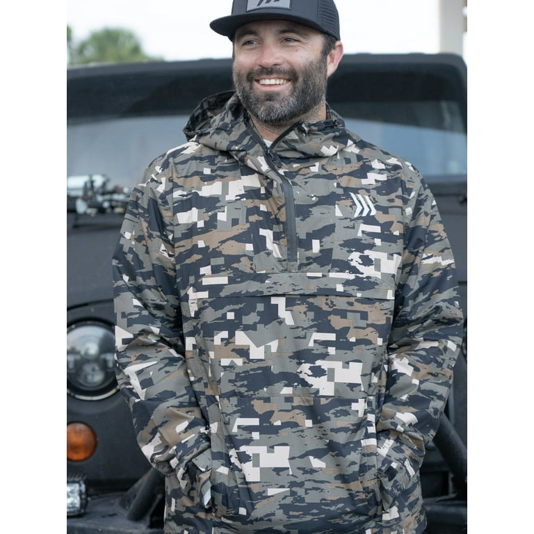 Gillz Men's Packable Anorak Jacket with Storm Hood
