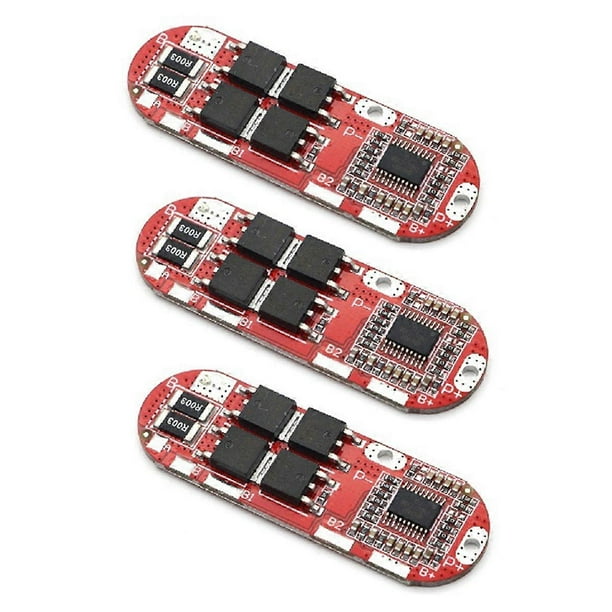 DAOKI 4S 20A BMS Protection Board For 18650 Li-ion Batteries - 3 Pack With Nickel Strip (14.8V/16.8V)
