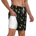 thumbnail image 6 of Rocae Bee Floral for Men's Swim Trunks Quick Dry With Two Side Pockets and One Lined Patch PocketLarge, 6 of 9