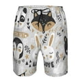 thumbnail image 4 of Kdxio Funny Animals Series Pattern Mens Casual Shorts - Drawstring Summer Beach Sports Shorts for Men, 4 of 9
