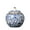 White, variant on Ceramic ginger jar, decorative tea caddy made of ceramic in Chinese style, airtight design, for tea, coffee, herbs, sugar, spices, nuts