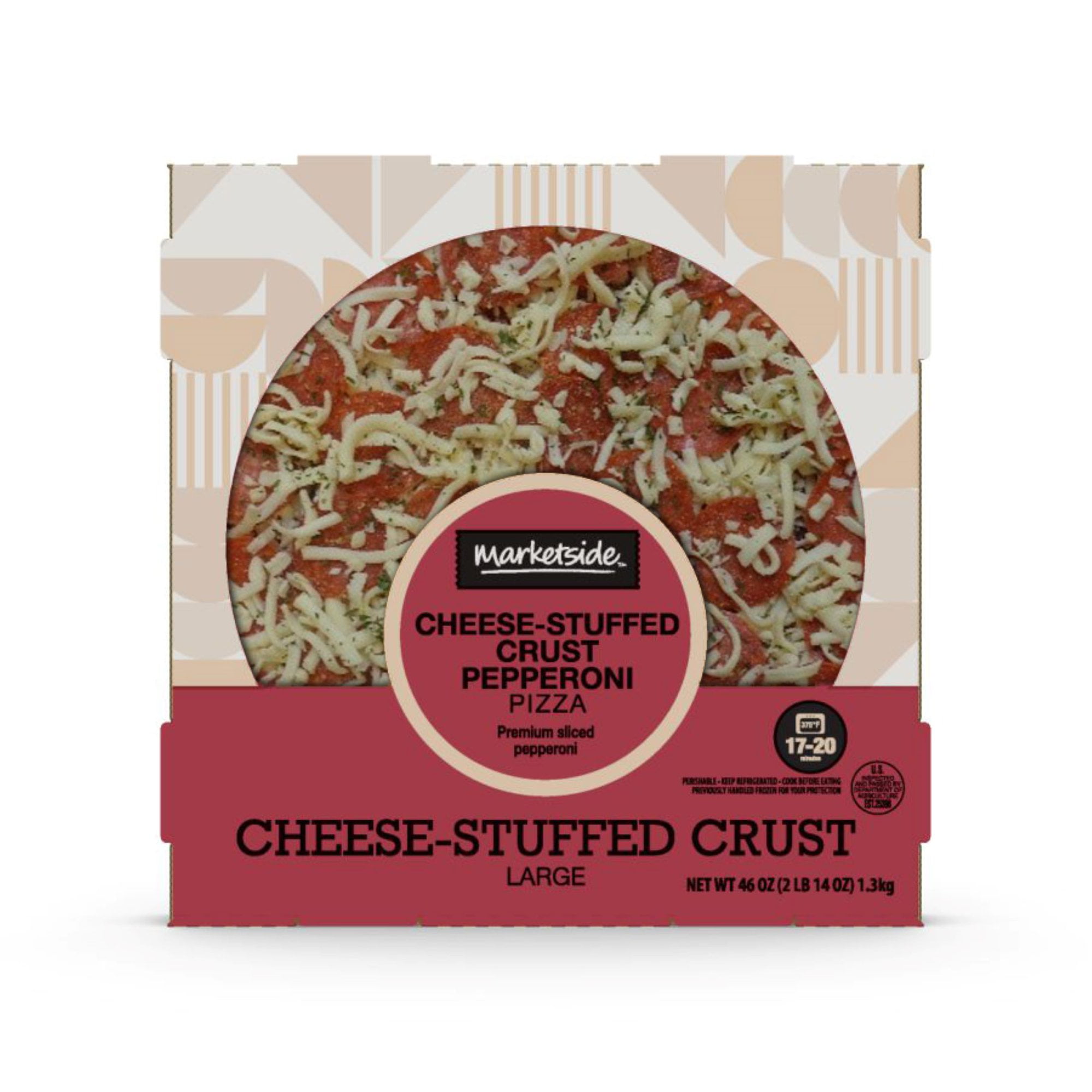 Marketside CheeseStuffed Crust Pepperoni Pizza, Large, 46oz (Fresh