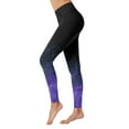 thumbnail image 1 of MKLEKYY Leggings estampados para mujer, pantalones de cintura alta, mallas deportivas para correr, pantalones de yoga con realce, 1 of 4