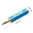 thumbnail image 2 of Conector de Audio de 3,5 a 6,35 Wdftyju Adaptador de Audio para Altavoz Estéreo, 2 of 9