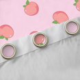 thumbnail image 4 of Homewish Peach Black Out Curtains,Summer Fruit Curtains Pack of 2 (42x63 Each),Pink Green Bedroom Curtains For Girls,Ultra Soft Home Decor, 4 of 6