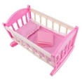 thumbnail image 1 of Lovely Bed Cradle Bedding Set, Para Muñeca De Pulgadas, También Para Decoración De Juguetes De Muebles De Dormitorio 29x20x20cm Yotijar Cuna de cama Reborn, 1 of 8