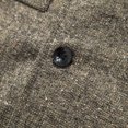 thumbnail image 6 of Mens Retro Pinstripe Waistcoat Dress Patchwork Vest Slim Fit Button Down Prom Formal Tweed Suit Vest Khaki XL, 6 of 6