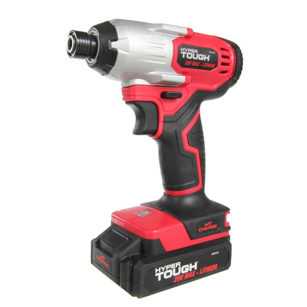 Hyper Tough 20V Max Lithium-ion Cordless Impact Driver, 1/4 inch Quick
