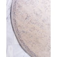 thumbnail image 4 of Unique Loom Augustus Collection Area Rug - Assisi (7' Round Light Blue/Tan), 4 of 6