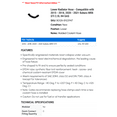 thumbnail image 2 of Lower Radiator Hose - Compatible with 2015 - 2018, 2020 - 2021 Subaru WRX STI 2.5L H4 GAS 2016 2017, 2 of 2