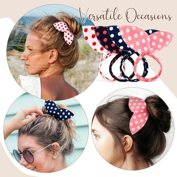 Amosfun 4Pcs Lazy Hair Bun Maker Soft Sponge Bun Roller for Quick French Hairstyle in Multi Colors