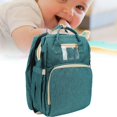 thumbnail image 4 of Mochila para pañales, bolso para pañales multifuncional de gran capacidad para momia, aspecto llamativo, 4 of 10