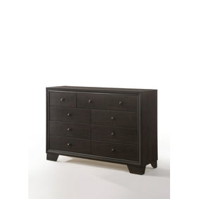 Acme Furniture Ajay Espresso Dresser With Six Drawers Walmart