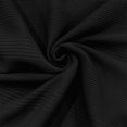 thumbnail image 7 of Hienoo Men's Solid Color Short Sleeve Polo Shirt, Black, 7 of 7