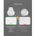 thumbnail image 2 of Filamento Duramic 3D Pla+ 1,75 Mm 2 Kg Filamento Para Impresora 3D Pla Plus Blanco Paquete De 2 Carretes De 1 Kg (2,2 Libras) Pla Pro Probabilidad De Precisión Dimensional Más Resistente Y Fuerte +/-, 2 of 5