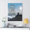 thumbnail image 2 of Scripture Walls John 14:6 I am the Way Bible Verse Canvas Christian Wall Art Ready to Hang Unframed, 2 of 9
