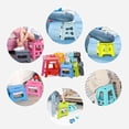 thumbnail image 3 of Taburete de plástico Silla plegable portátil con puntos Taburete alto para adultos Baño Hogar Banco pequeño para niños sidaley JJ25487-12, 3 of 6