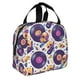 thumbnail image 2 of Easygdp record rock Skull star Bolsa Térmica Premium - Tela Oxford Impermeable, Gran Capacidad, Bolsillo Frontal, Unisex para Trabajo, Escuela, Actividades al Aire Libre y Picnics, 2 of 8