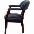 thumbnail image 6 of Flash Furniture Diamond Navy Vinyl Luxurious Conference Chair with Accent Nail Trim, 6 of 8