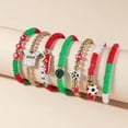 thumbnail image 3 of Yanonmyfd Soccer Bracelet For Women, Game Day Mom Accessories & Outfits Sports Jewelry Fans Gifts, Charm Beaded Stretch Bracelets Essentials Team Gear,America, 3 of 11