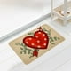 thumbnail image 5 of pstuiky Felpudo de San Valentín felpudo de bienvenida para exteriores para puerta de entrada regalo de San Valentín felpudo antideslizante, 5 of 7