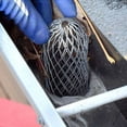 thumbnail image 2 of Pack Of 4 Metal Gutter Leaf Debris Trap Guard Drain Pipe Cover Downpipe, 2 of 7
