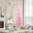 thumbnail image 6 of 6ft Artificial Christmas Tree with Plastic Stand, Ideal for Home, Office and Xmas Party Decor, 6 of 8