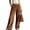 Brown, variant on Stralyhd Wide Leg Pants Woman Corduroy High Waisted Button Up Work Pants Women Trendy Business Casual Outfits Comfort Fit Trousers White M