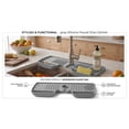 thumbnail image 5 of Non-Slip Sink Drainage Mat | 45.5 x 17 Inch TPR Rubber Sink Liner | Splash-Proof Drying Rack & Dish Drying Mat for Kitchen Countertops, 5 of 8