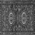 thumbnail image 1 of Ahgly Company Indoor Square Persian Gray Traditional Area Rugs, 5' Square, 1 of 1