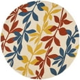 thumbnail image 4 of SAFAVIEH Soho Tyler Floral Wool Runner Rug, Beige/Multi, 2'6" x 8', 4 of 9
