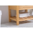 thumbnail image 5 of Elegant Decor Clement 30" Single Bathroom Vanity with Backsplash in Natural Wood, 5 of 8