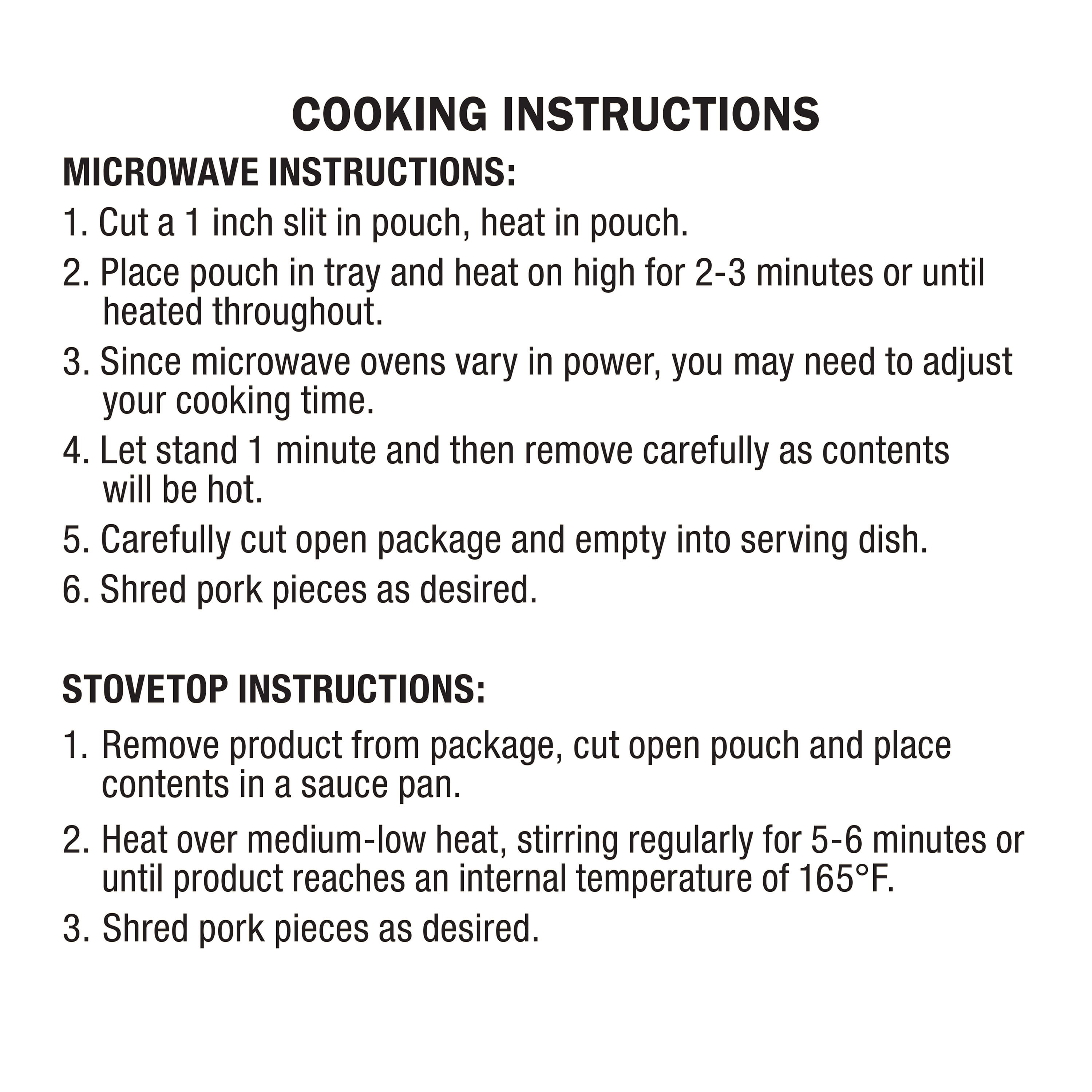 (3 pack) Marketside Ready to Heat Smoked Pork Shoulder Carnitas, 16 oz (Refrigerated)