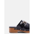 thumbnail image 3 of Scenario Women's Studded Faux Leather Platform Clogs, 3 of 6