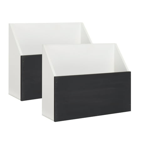 Kate And Laurel Benbrook Wall Pocket Shelves White With Chalkboard Kate And Laurel Benbrook Wall Pocket Shelves White With Chalkboard Front Panel Set Of 2