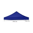 thumbnail image 3 of LiUMX Tent Replacement Top Cover | 6.56x6.56ft, 8.2x8.2ft, 9.84x9.84ft Sizes | Water Resistant UV30+ Sun Protection | Instant Canopy Cover Only | Red or Blue, 3 of 5