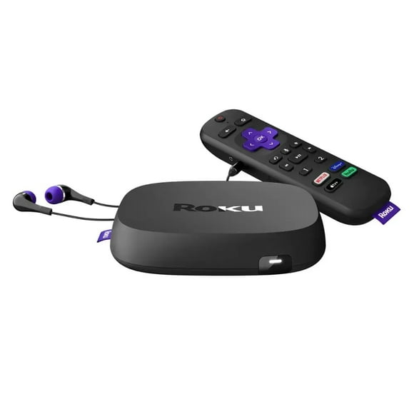 Dispositivo de Streaming Roku Ultra LT Roku TV 4K Control remoto por voz 4801RW